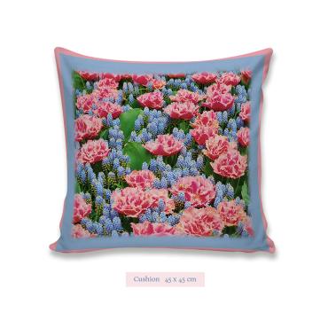 Salmon Roses Cushion